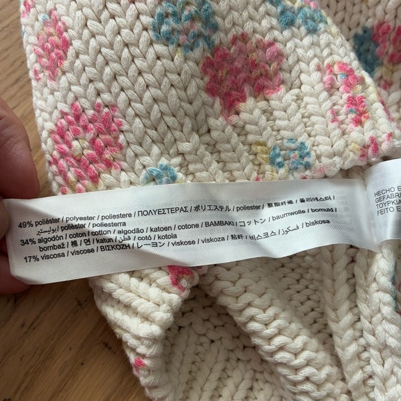 Zara Crochet Cropped Tank Top with Floral Print S - Picture 11 of 14